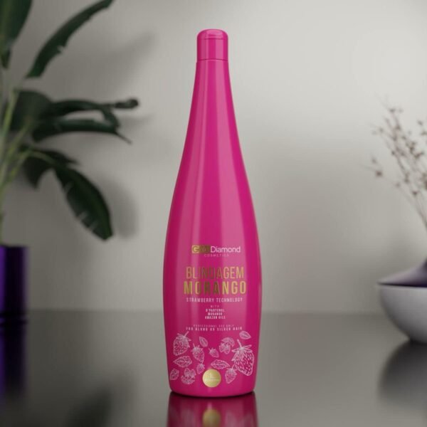 Gold Diamond Blindagem Morango – Soin de Protection Capillaire à la Fraise 1L | Brillance et Protection pour Cheveux Blonds ou Argentés | ngparfumerie.com