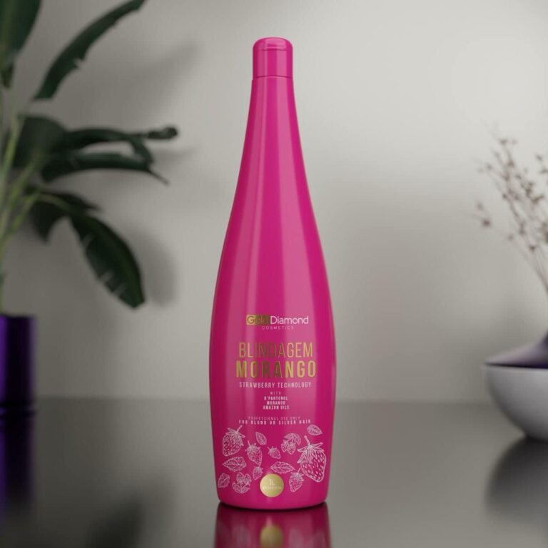 Gold Diamond Blindagem Morango – Soin de Protection Capillaire à la Fraise 1L | Brillance et Protection pour Cheveux Blonds ou Argentés | ngparfumerie.com