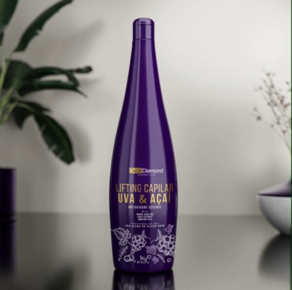Soin Lissant Brésilien Gold Diamond – Cheveux Raides – 1L | NgParfumerie.com